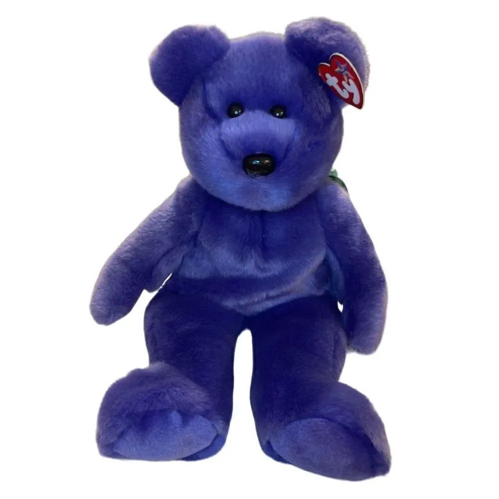 2000 Employee Bear Ty Beanie Baby Buddies Plush Collectible Tag Error Misspellin